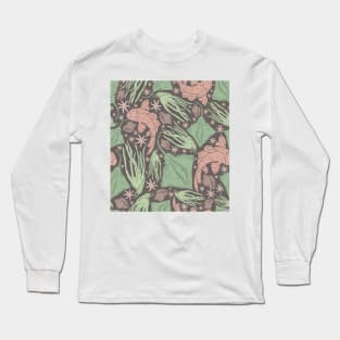 Stingray and Ocean Life Design Long Sleeve T-Shirt